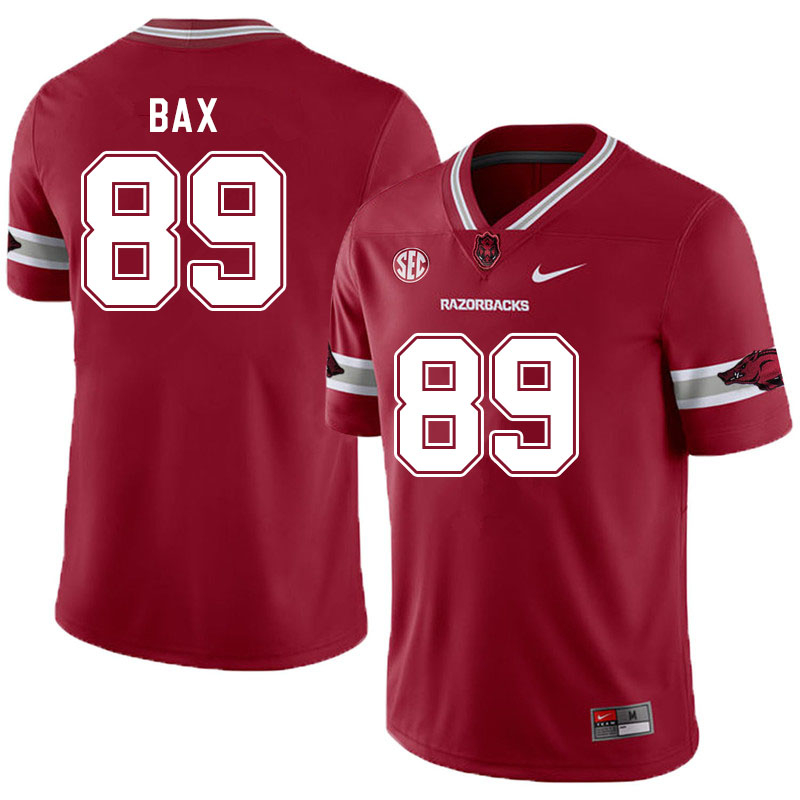 Men #89 Nathan Bax Arkansas Razorbacks College Football Jerseys Sale-Alternate Cardinal